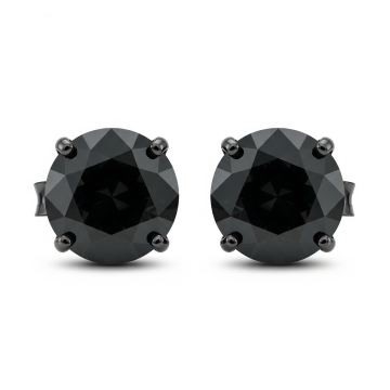 Classic Round Cut Stud Earrings