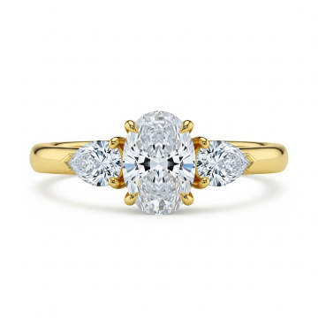 Three-Stone Romance Ring